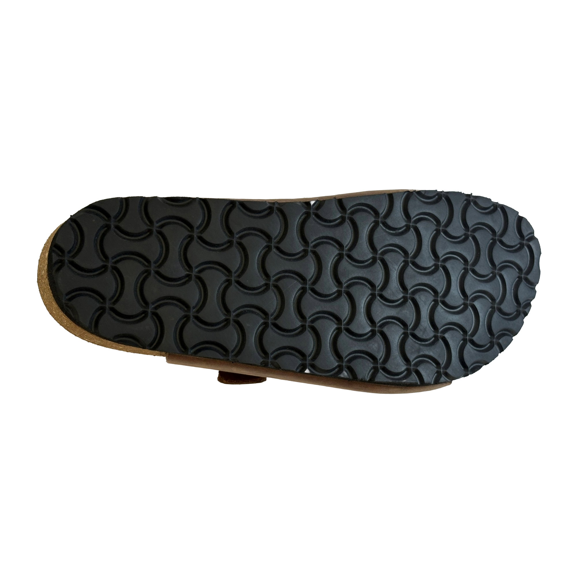 COLOURSOME Heritage — Premium Leather Two-Strap Comfort Sandal | Brown